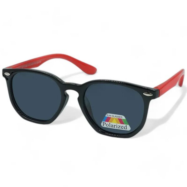 60110265 OPTOSQUAD Παιδικά Γυαλιά Ηλίου Polarized Οβάλ με Μαύρο Κοκκάλινο Σκελετό και Μαύρο Φακό 60110265