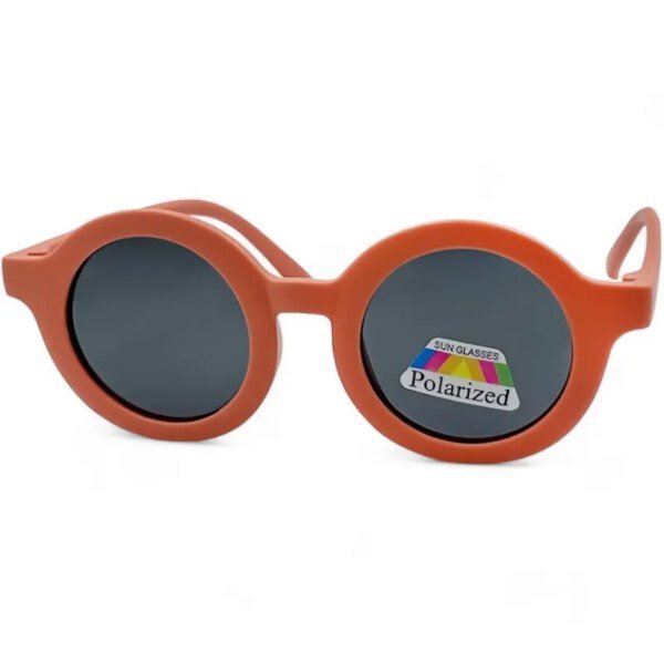 OPTOSQUAD Παιδικά Γυαλιά Ηλίου Polarized Στρογγυλό με Πορτοκαλί Κοκκάλινο Σκελετό και Μαύρο Φακό 60110651
