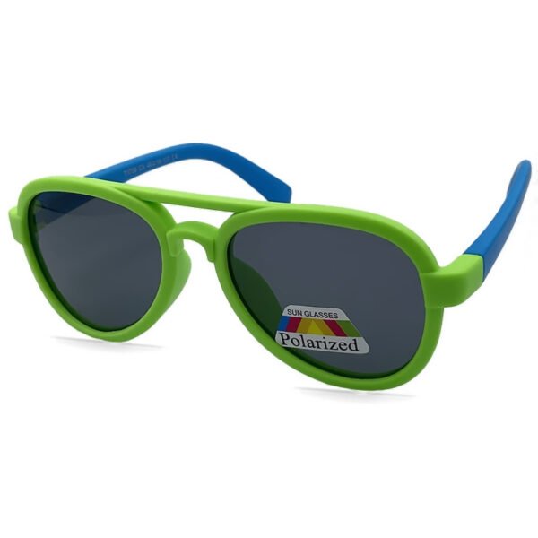 OPTOSQUAD Παιδικά Γυαλιά Ηλίου Polarized Οβάλ με Πράσινο Κοκκάλινο Σκελετό και Μαύρο Φακό 6017592