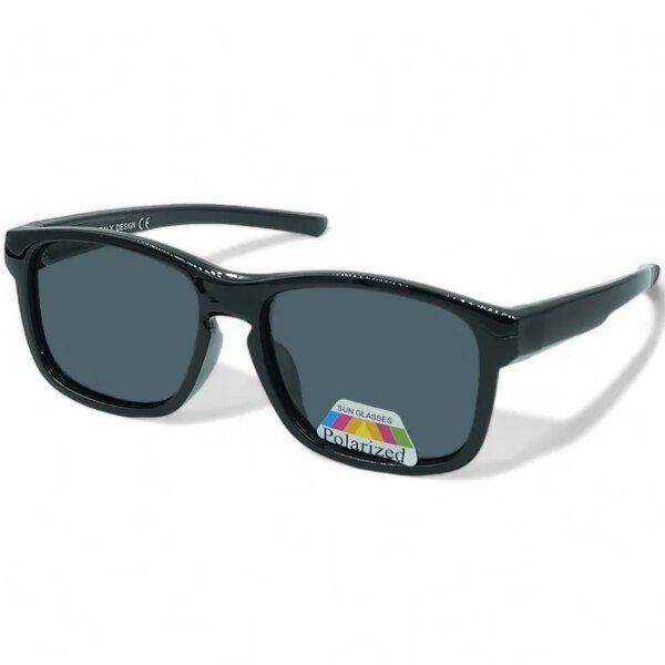 6019345 OPTOSQUAD Παιδικά Γυαλιά Ηλίου Polarized Οβάλ με Μαύρο Κοκκάλινο Σκελετό και Μαύρο Φακό 6019345