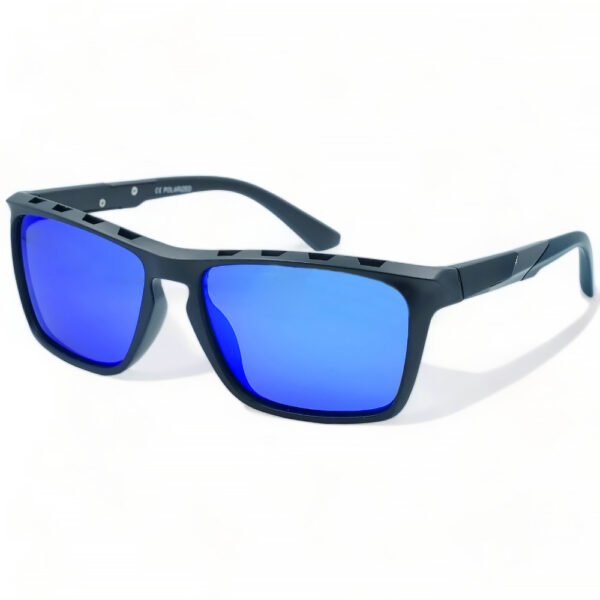 OPTOSQUAD Ανδρικά Γυαλιά Ηλίου Polarized Τετράγωνο με Μπλε Κοκκάλινο Σκελετό και Μπλε ιριδίζον Φακό 60241602