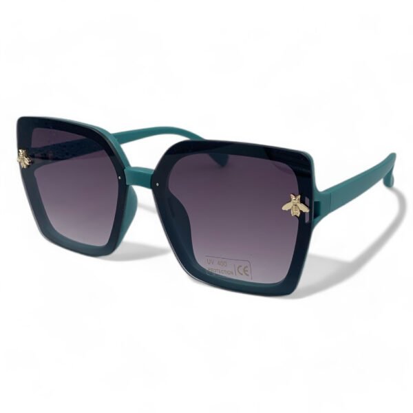 OPTOSQUAD Γυναικεία Γυαλιά Ηλίου UV400 Τετράγωνο με Βεραμάν  Σκελετό και Μωβ ντεγκραντέ Φακό 70201