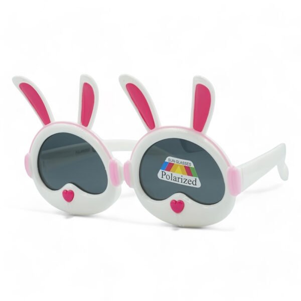 OPTOSQUAD Παιδικά Γυαλιά Ηλίου Polarized Στρογγυλό με Λευκό  Σκελετό και Μαύρο Φακό 8-1474