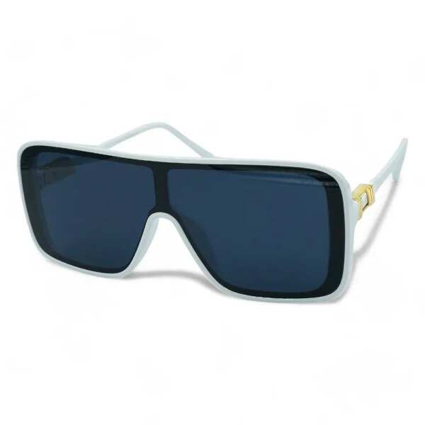 OPTOSQUAD Unisex Γυαλιά Ηλίου UV400 Τετράγωνο με Λευκό  Σκελετό και Μαύρο Φακό 91413