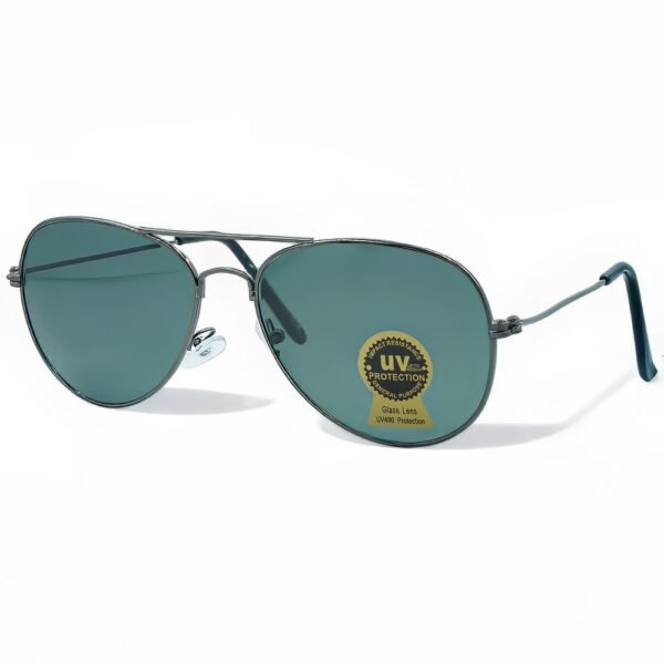 OPTOSQUAD Unisex Γυαλιά Ηλίου UV400 Οβάλ με Gun  Σκελετό και Μαύρο Φακό G3026M7