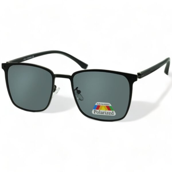 OPTOSQUAD Unisex Γυαλιά Ηλίου Polarized Τετράγωνο με Μαύρο  Σκελετό και Μαύρο Φακό P6093622