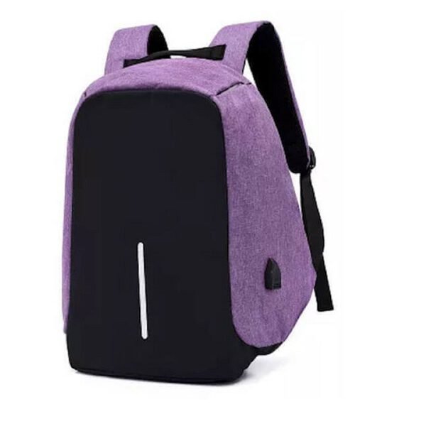 Edman Αδιάβροχη Τσάντα Πλάτης για Laptop 15.6" σε Μωβ χρώμα