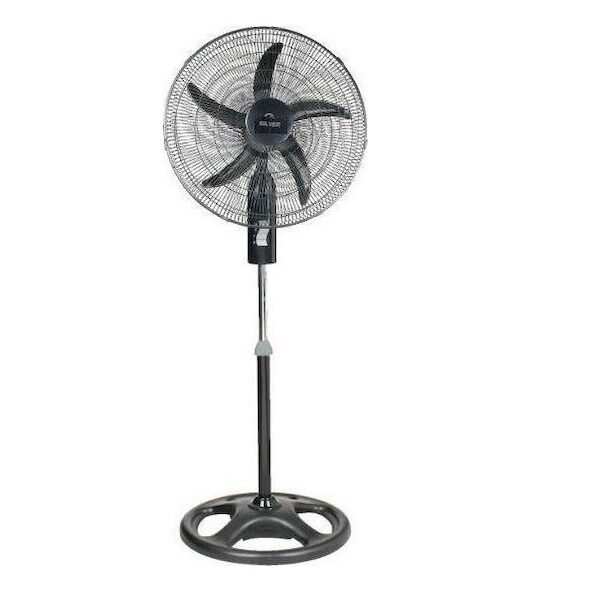 Silver VS3-50 Ανεμιστήρας Ορθοστάτης 100W Διαμέτρου 50cm Black