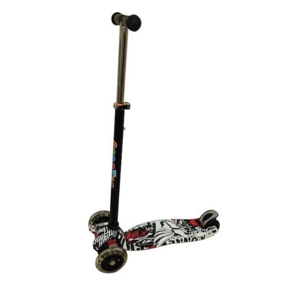 Παιδικό Πατίνι Jolly Wheelz Τρίτροχο Πολύχρωμο Flash Weel DMG5-BL