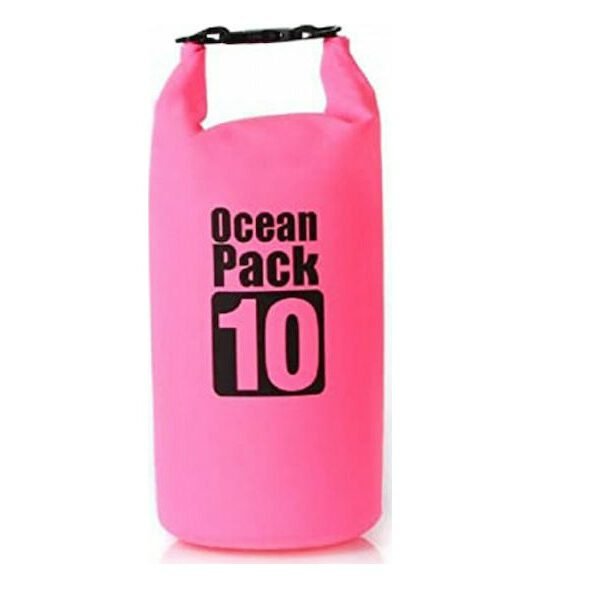 Ocean Pack Στεγανός Σάκος Ώμου με Χωρητικότητα 10 Λίτρων Ροζ SDS-139-PINK