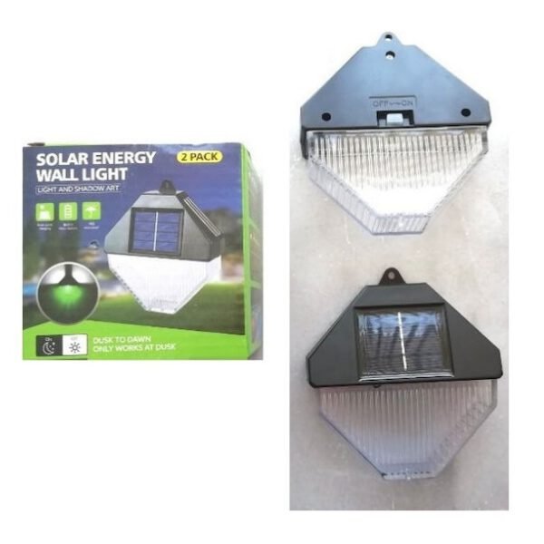 xlarge_20230605104035_set_2_epitoichia_iliaka_fotistika_me_fotokyttaro_ip65_03008bcb00bk Σετ 2 Επιτοίχια Ηλιακά Φωτιστικά με Φωτοκύτταρο IP65 10x11.2x3εκ. 03008BCB00BK