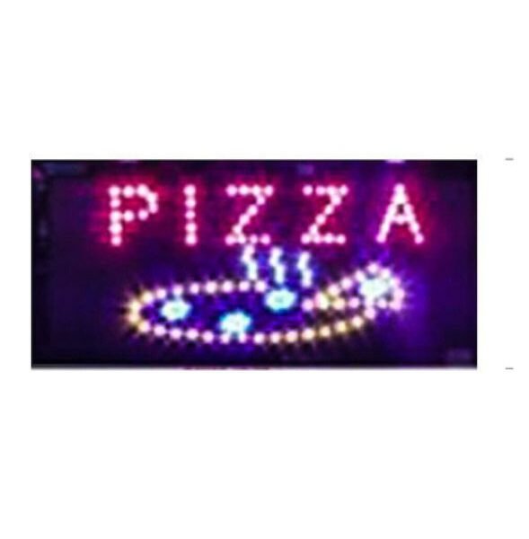 Πινακίδα Pizza Πινακίδα LED με Κίνηση Μονής Όψης 48x25cm SDS-7056