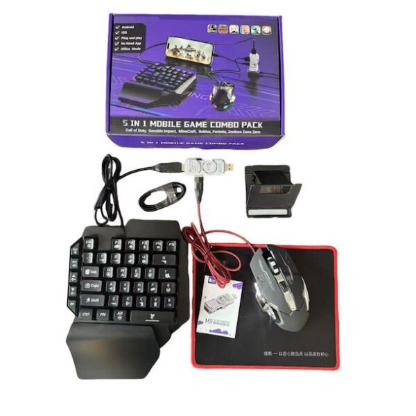 Gaming M9 Μετατροπέας Πληκτρολογίου & Ποντικιού Κινητά – Συμβατό Call Duty Pubg Κ.λπ Android & Ios Sd495