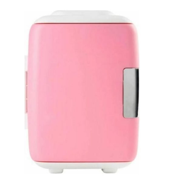 Mini Fridge Ηλεκτρικό Φορητό Ψυγείο 12V / 220V Pink 4lt
