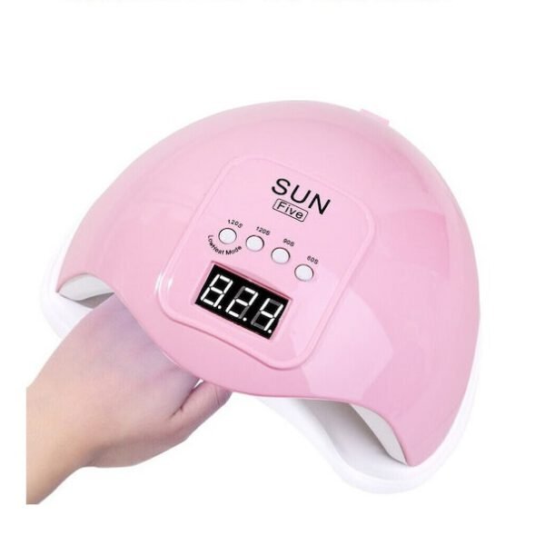 UV / LED SUN Five Nail Lamp Sunshine Nails Comfortable Professional Nail Lamp 48W 225mmx105mmx190mm (Rose)