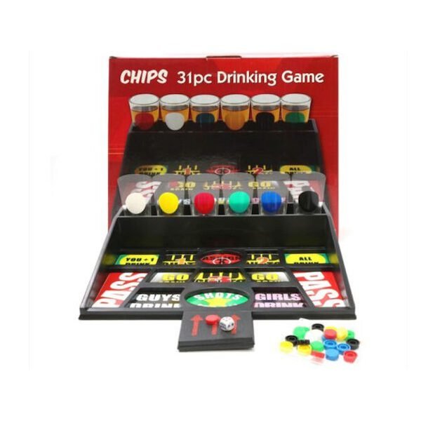 Παιχνίδι Ποτού Chips Drink Game 31pcs Α184 18+