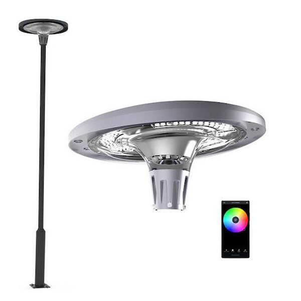 Ηλιακό Φωτιστικό Δρόμου 1200W με Ρυθμιζόμενο Λευκό Φως IP65 46161408