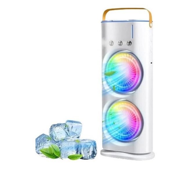 Andowl Ανεμιστήρας Διπλής Κεφαλής Υγραντήρα Rgb Φωτισμό Q-f600