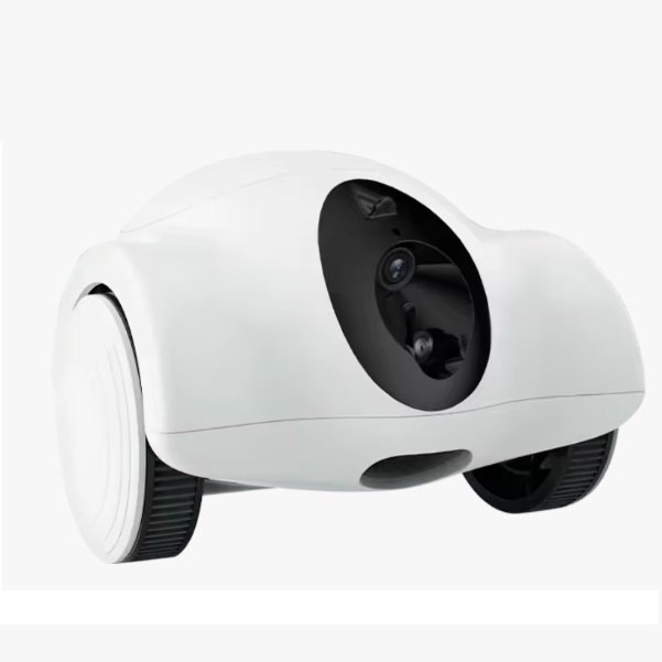 Smart Robot Κατοικιδίου με Κάμερα, Ομιλία, Laser & Τάισμα Μέσω Κινητού Λευκό 11403