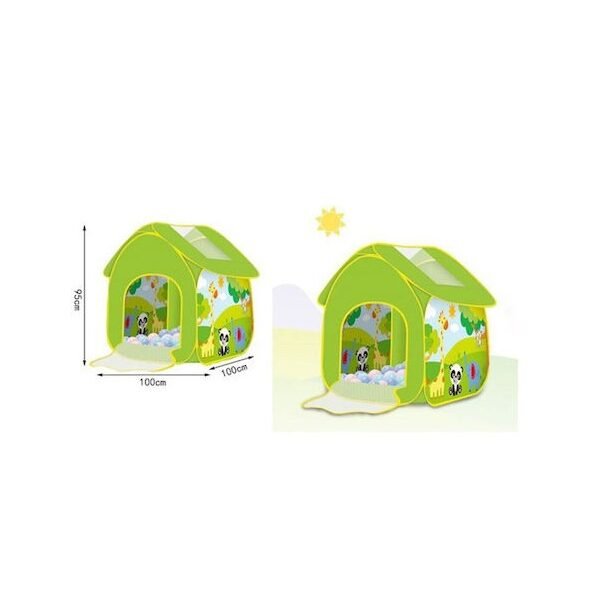 Παιδική Σκηνή Σπιτάκι Pop Up Πολύχρωμο 100x100x95cm SDS-20175 OEM