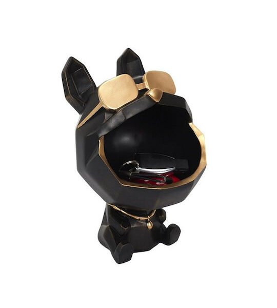 Διακοσμητικό Σκυλάκι Πολυρητίνης Γλυπτό 10104 16.5x16.5x22cm