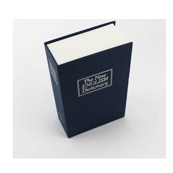 xlarge_20211108135450_c4098773 The New English Dictionary Βιβλίο Χρηματοκιβώτιο Με Κλειδαριά Μπλε 24x15x5cm 2050886