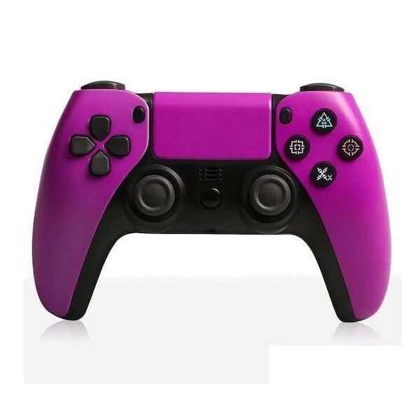 P4 Double4 Ασύρματο Gamepad για PC / PS4 / PS5 Μωβ