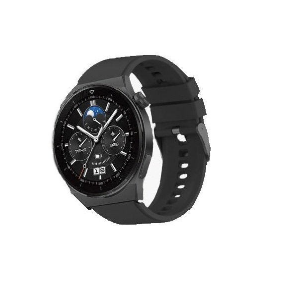 Andowl V5 Smartwatch 170mah Μπαταρία με Οθόνη Αφής σε Μαύρο Χρώμα-61825235