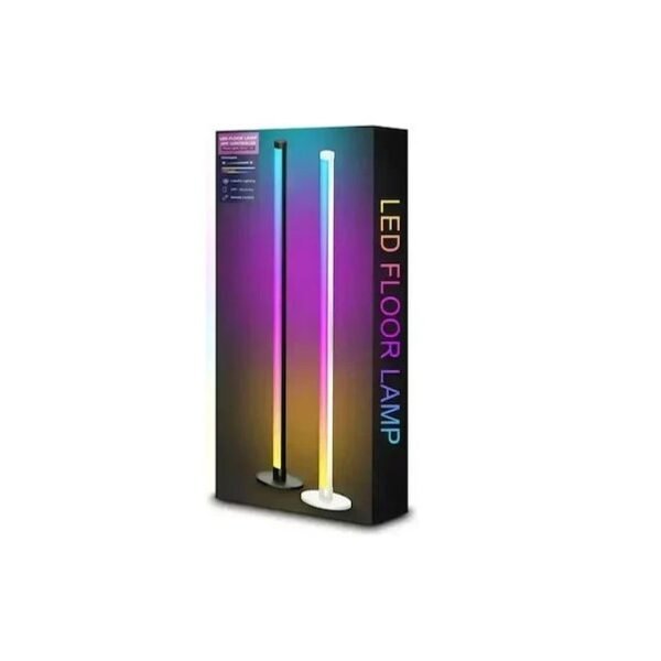 Έξυπνο Φωτιστικό Δαπέδου LED RGB με Τηλεχειριστήριο – Λευκό LD022-12311