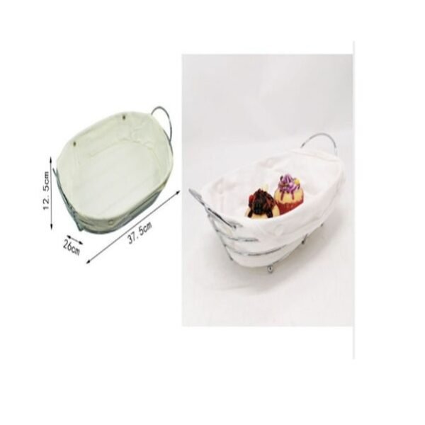 ΨΩΜΙΕΡΑ METAɅAIKΗ ΛΕΥΚΗ 37.5*26*12.5CM 314 HP93 SDS-21800-TS SZ