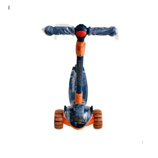 Παιδικό Πατίνι Huienbei Sports Folding Scooter Μπλε Πορτοκαλί