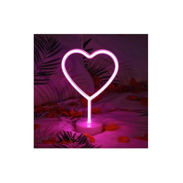 Διακοσμητικό Neon LED Φωτιστικό Καρδιά Decoration Lamp Heart 29x20x12 cm