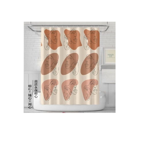 ΚΟΥΡΤΙΝΑ ΝΤΟΥΣ ΕΚΡΟΥ ΜΕ ΣΧΕΔΙΟ 180CM 60790-TS SZ