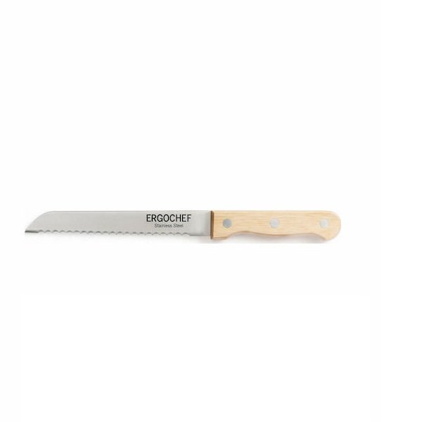 ERGOCHEF Μαχαίρι ψωμιού 20εκ.με ξύλινη λαβή ERGOCHEF ( 10.ERG3.11.20)