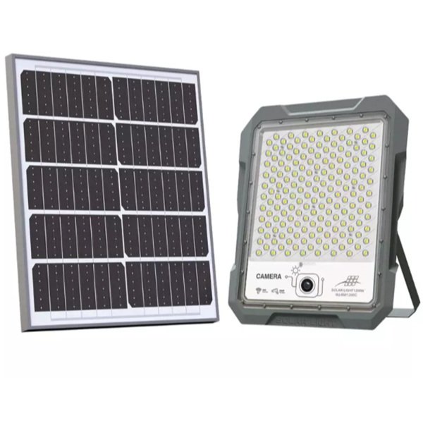 Ηλιακός Προβολέας LED Εξωτερικού Χώρου με Κάμερα MJ-BW800C – 800W, 3038LM, 4MP, WiFi & Radar Sensor