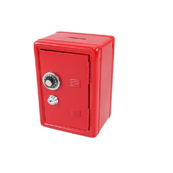 Κουμπαράς Μεταλλικός Κόκκινος H3515175