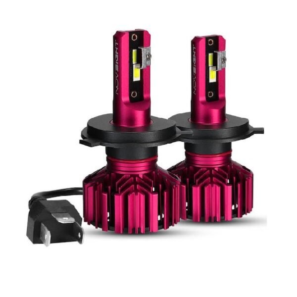 NovSight Λάμπες Αυτοκινήτου A500 N11S H4 LED 6000K Ψυχρό Λευκό 12-24V 30W 2τμχ