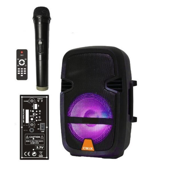 Σύστημα Karaoke με Ασύρματo Μικρόφωνo Cmik MK- B26 σε Μαύρο Χρώμα