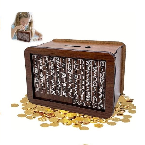 Marionette Wooden Toys Κουμπαράς Ξύλινος Καφέ 17x12.5x6.5cm 108505