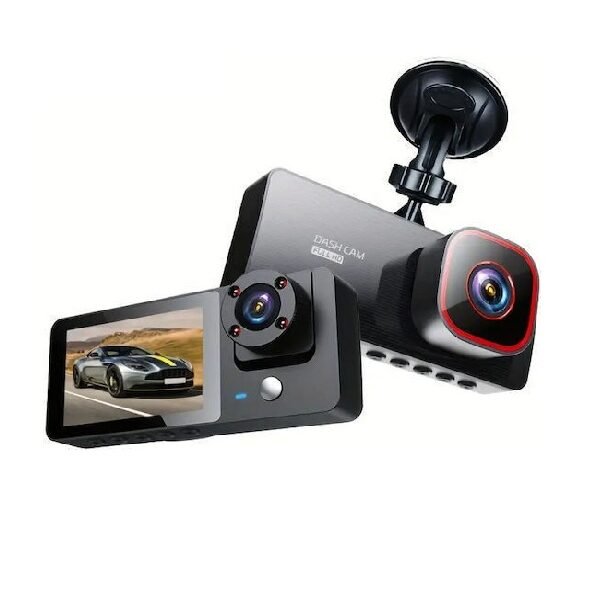 Κάμερα DVR Αυτοκινήτου 1080P με Οθόνη 2.35" για Παρμπρίζ με Βεντούζα t02116587