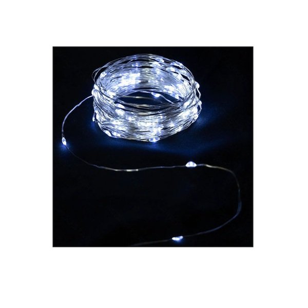 ,00 SPRING Χριστουγεννιάτικα Λαμπάκια Εξωτερικός και εσωτερικός 3AA 5M 50LED Ψυχρό λευκό 112069