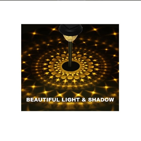 SISLAF Σετ 6 Ηλιακών Φωτιστικών Εξωτερικού Χώρου