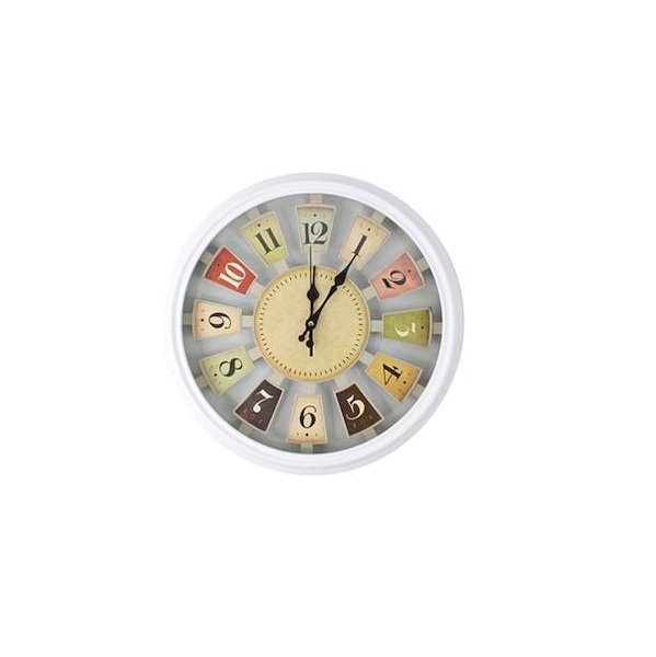 fixedratio_20230627090032_roloi_toichou_plastiko_polychromo_spsds21173 Ρολόι Τοίχου 43cm Πολύχρωμο Πλαστικό 690N SDS-21173