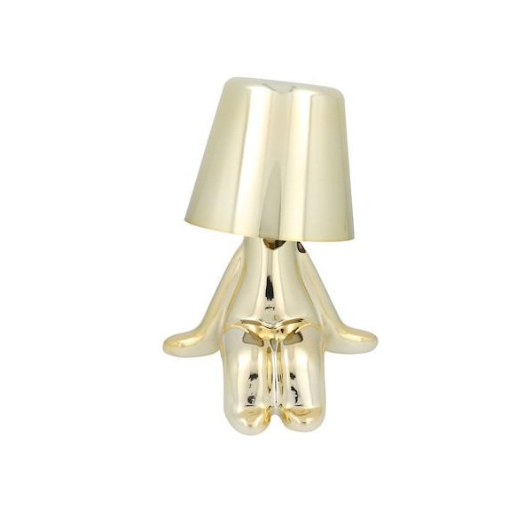 Επιτραπέζιο φωτιστικό OEM Λάμπα νυκτός GOLD MAN Art Deco καθιστός (σχέδιο 6) MLTL