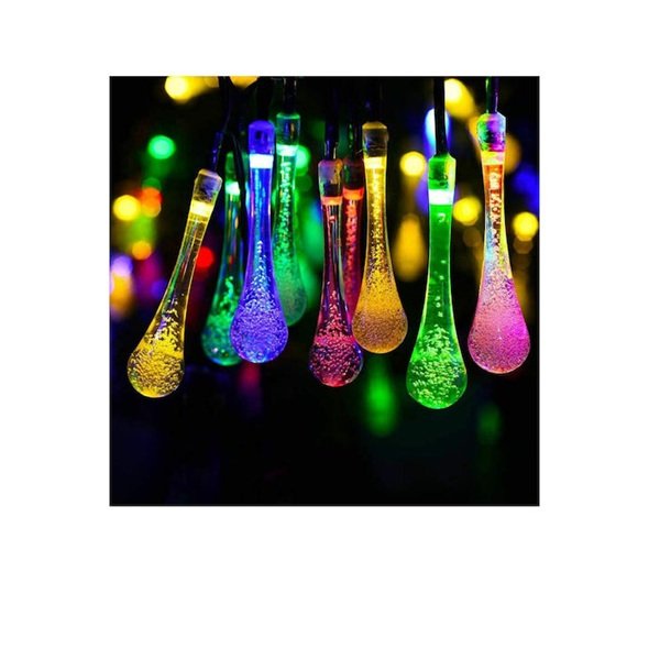 5m Χριστουγεννιάτικη Γιρλάντα με 100 LED Σταλακτίτες Πολύχρωμου RGB Φωτισμού - Εσωτερικού & Εξωτερικού Χώρου - AIGOSTAR- 300852
