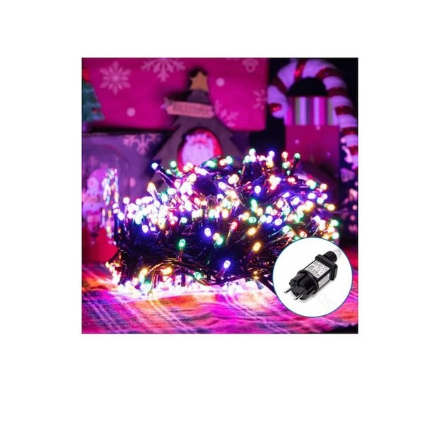 100 Λαμπάκια LED 5μ.και 3μ. 4 Χρώματα RGBY σε Σειρά με 8 Προγράμματα Aigostar 29952 - Aigostar