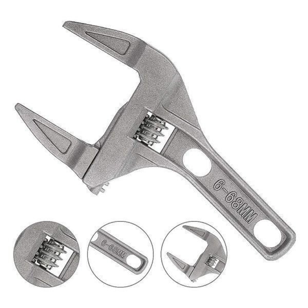 Γαλλικό Κλειδί Ρυθμιζόμενο JINFENG TOOLS JF-9910 6–68mm – Mini Μέγεθος, Ανοξείδωτο