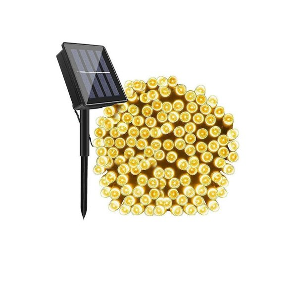 200 Λαμπάκια LED 20μ. Θερμό Λευκό Ηλιακά σε Σειρά 276177