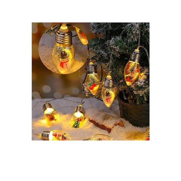 Χριστουγεννιάτικη Γιρλάντα 6m με Λαμπτήρες Θερμού Φωτισμού με Φιγούρες Andowl Q-LED509 63692303