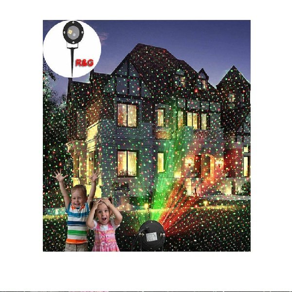 Χριστουγεννιάτικος Προβολέας Laser Ρεύματος IP65 Εξωτερικού Χώρου 30066